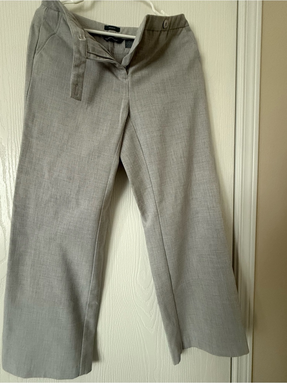 Hillard & Hanson Light Gray Men's Dress Pants - Straight Leg